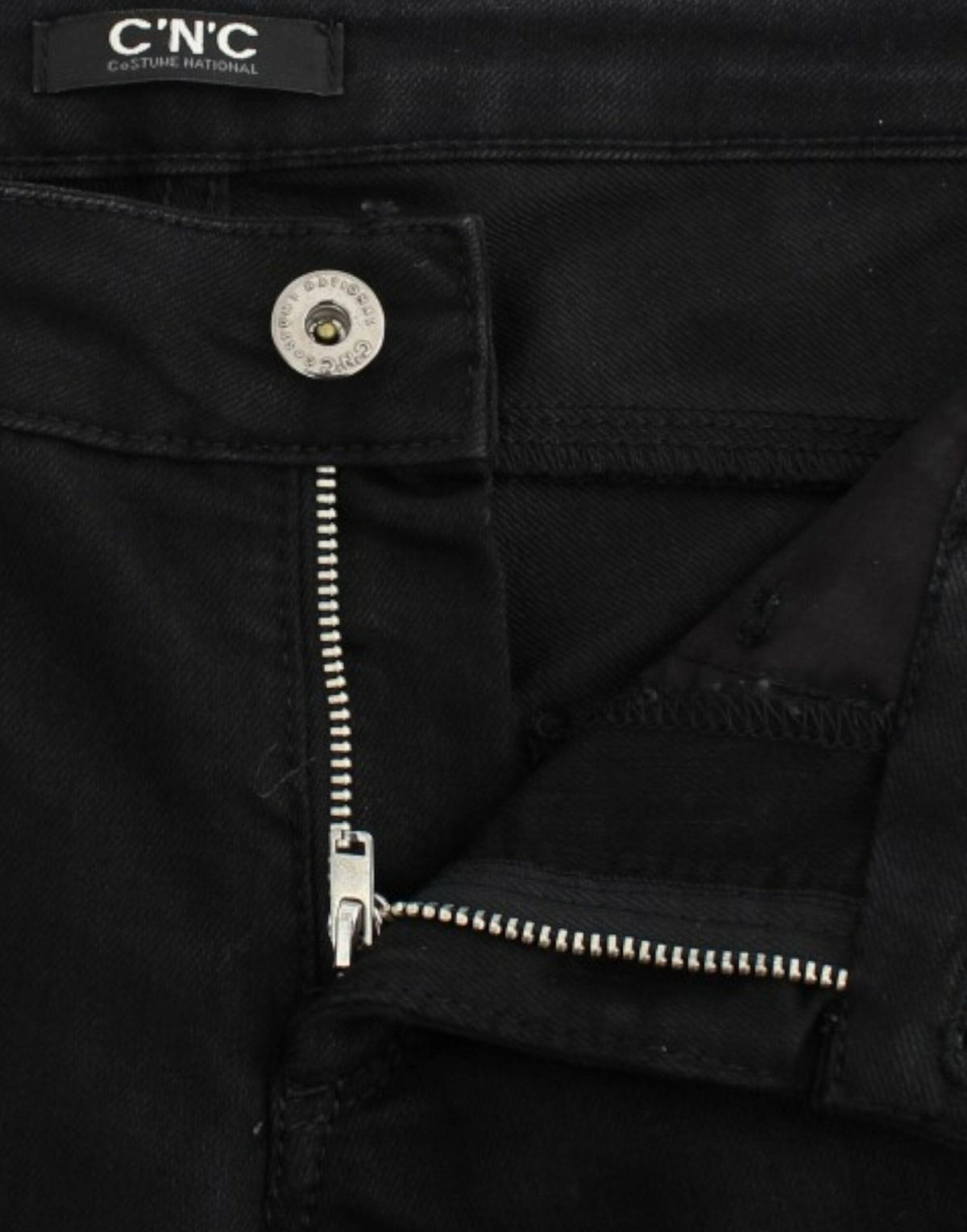 Black straight leg jeans - X excelência