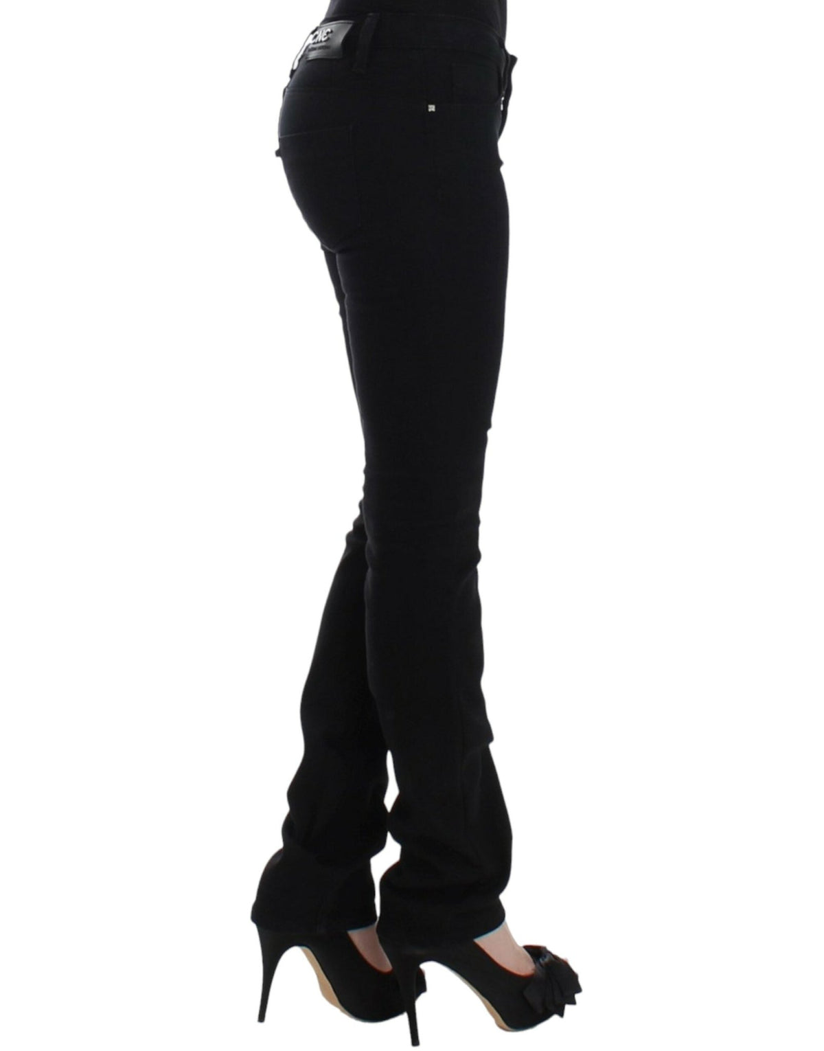 Black straight leg jeans - X excelência