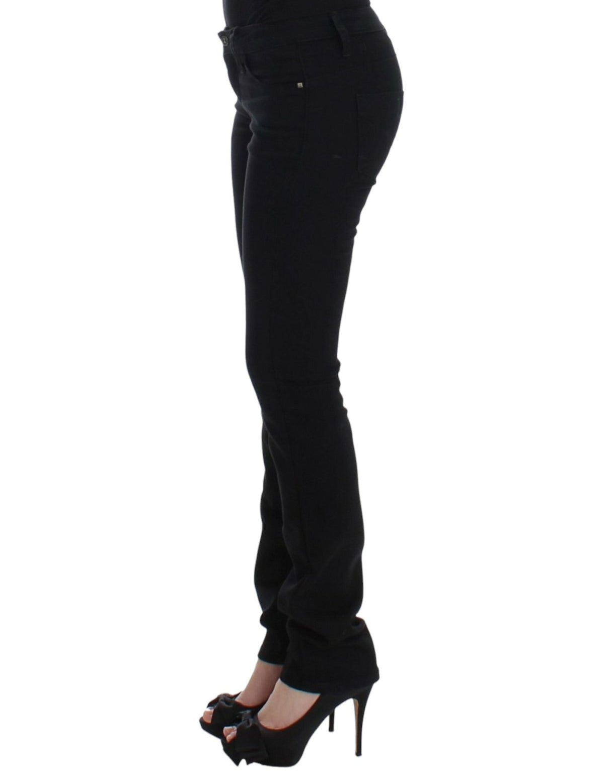 Black straight leg jeans - X excelência