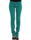 Green straight leg jeans - X excelência