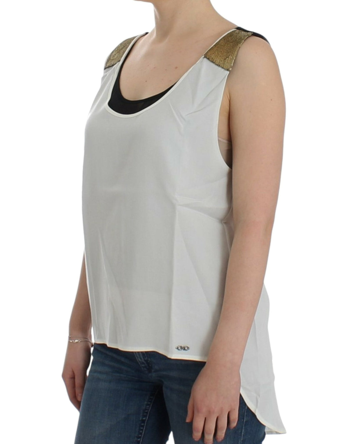 White sleeveless top - X excelência