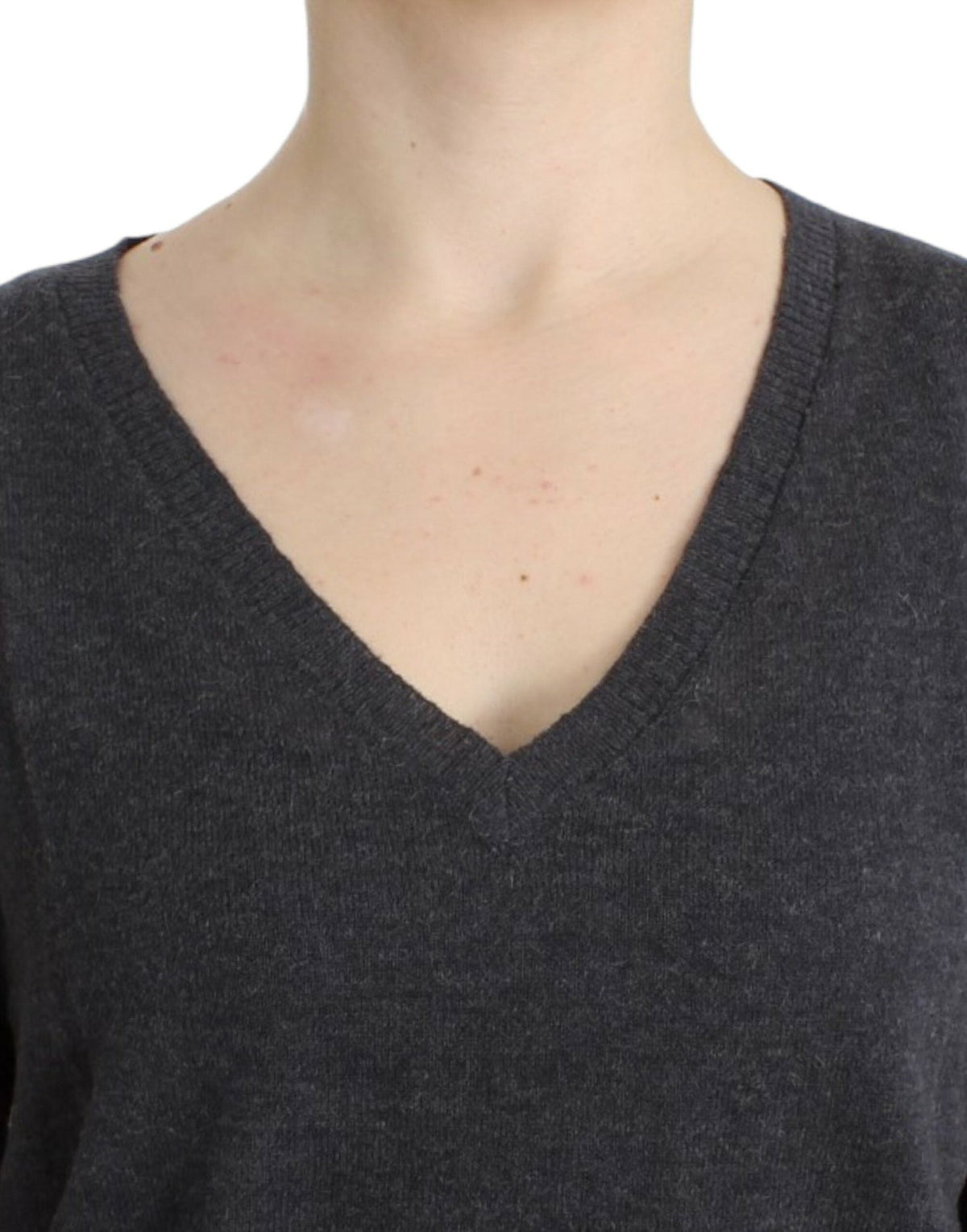 Gray short sleeved sweater - X excelência
