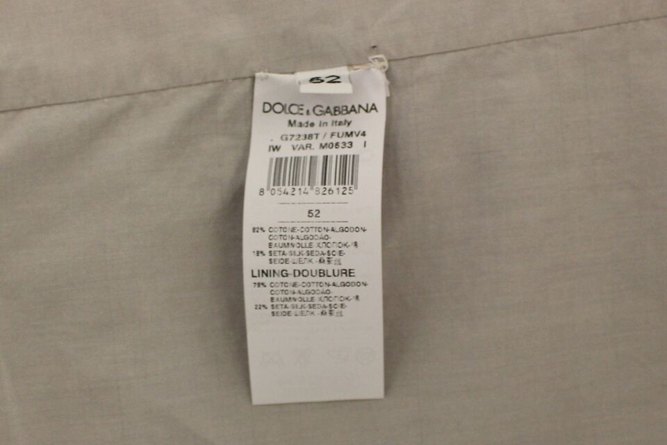 Beige Cotton Silk Blend Dress Vest Blazer - X excelência