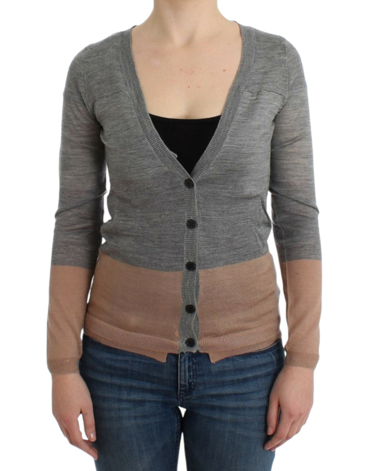 Gray lightweight cardigan - X excelência