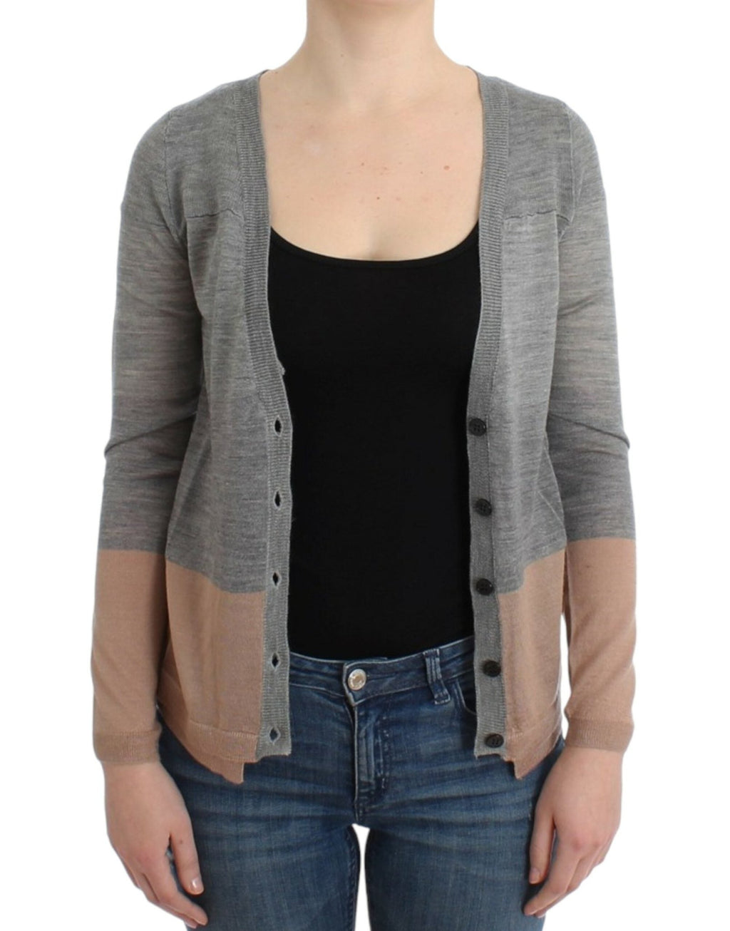Gray lightweight cardigan - X excelência