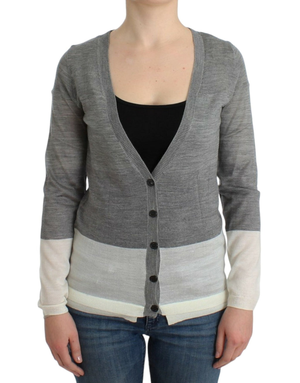 Gray lightweight cardigan - X excelência