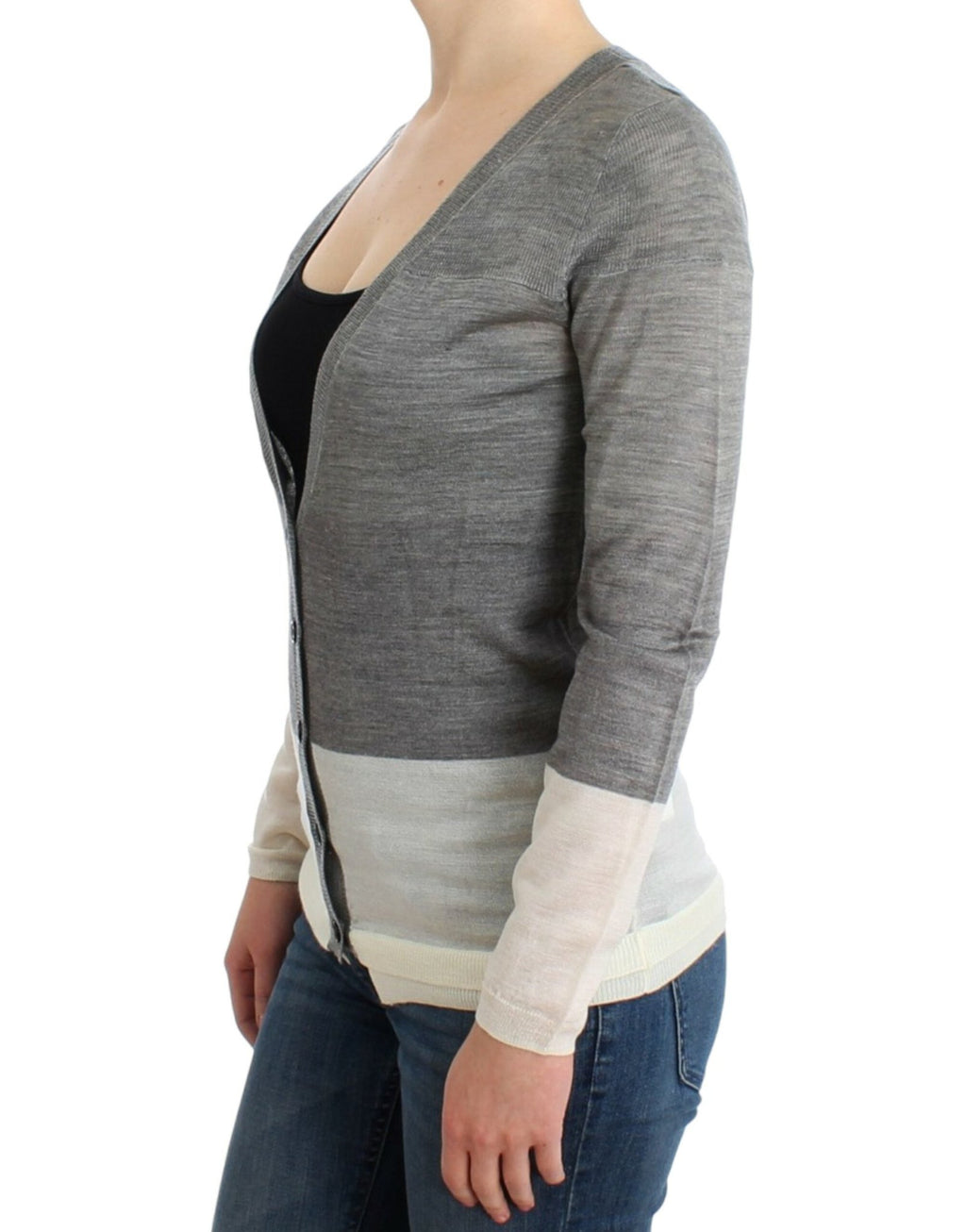 Gray lightweight cardigan - X excelência