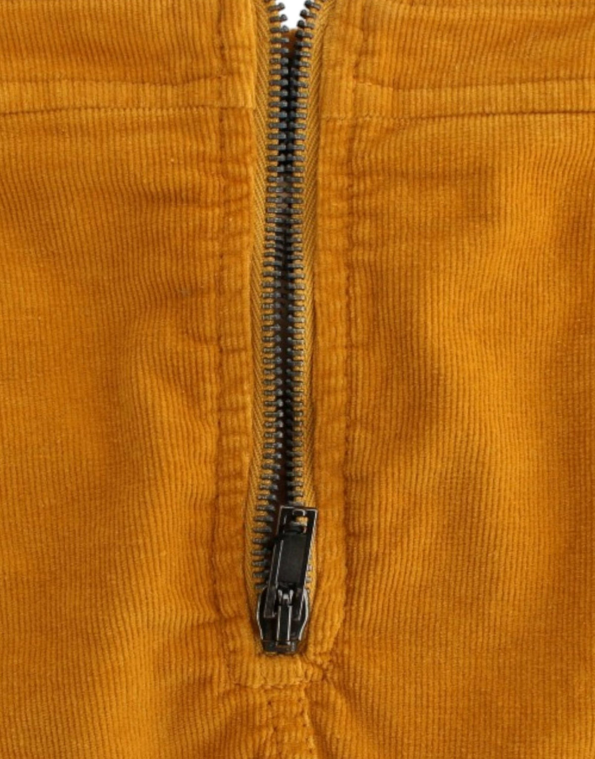 Yellow corduroy mini skirt - X excelência