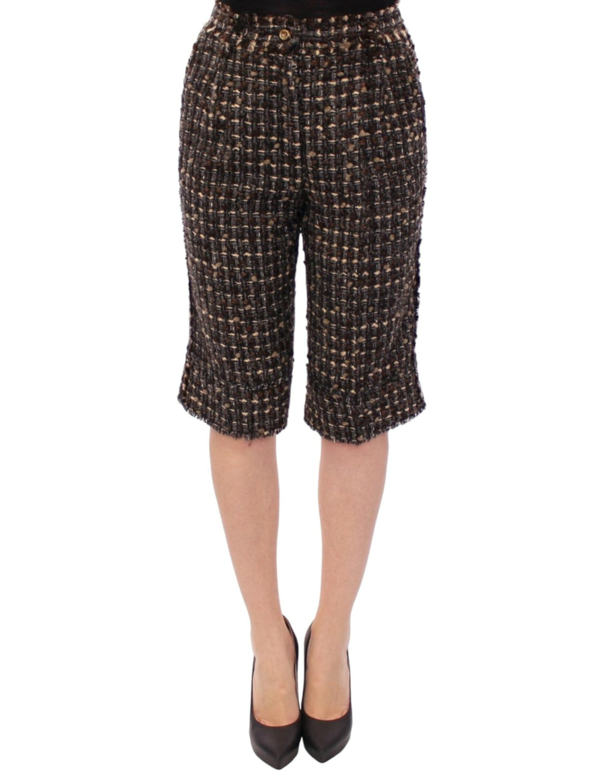 Multicolor wool shorts pants - X excelência