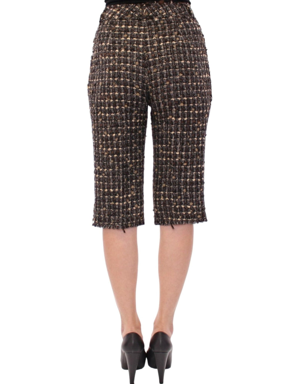 Multicolor Wool Shorts Pants - X excelência