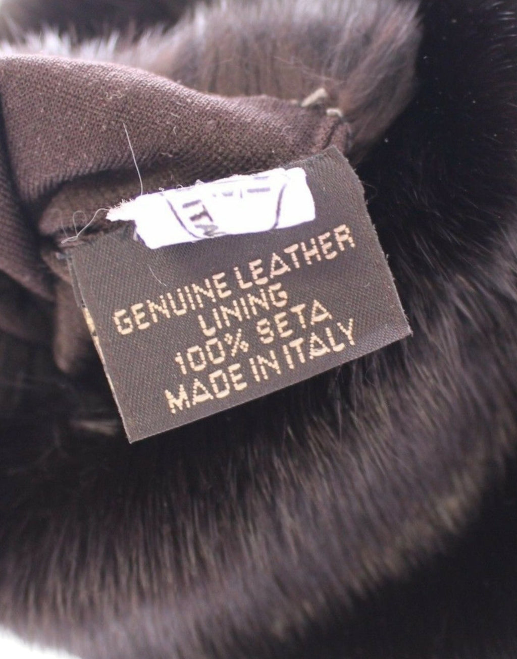 Purple Mink Fur Goatskin Suede Leather Gloves - X excelência