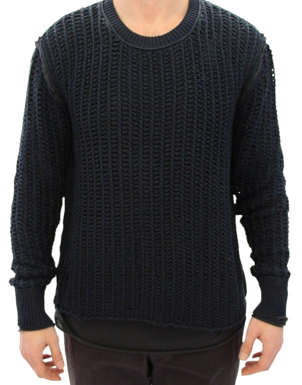 Blue Runway Netz Pullover Netted Sweater - X excelência
