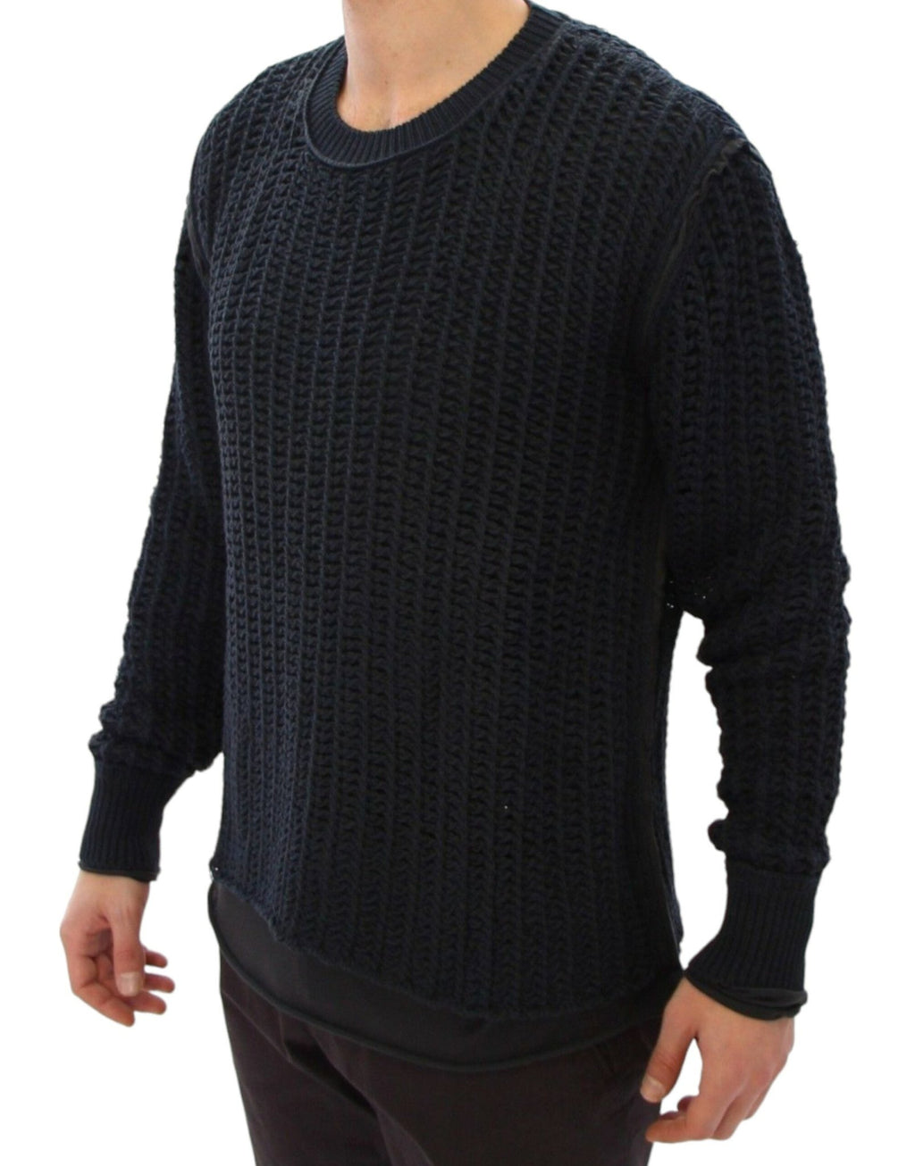 Blue Runway Netz Pullover Netted Sweater - X excelência