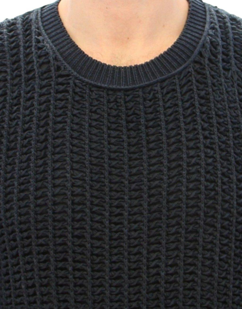 Blue Runway Netz Pullover Netted Sweater - X excelência
