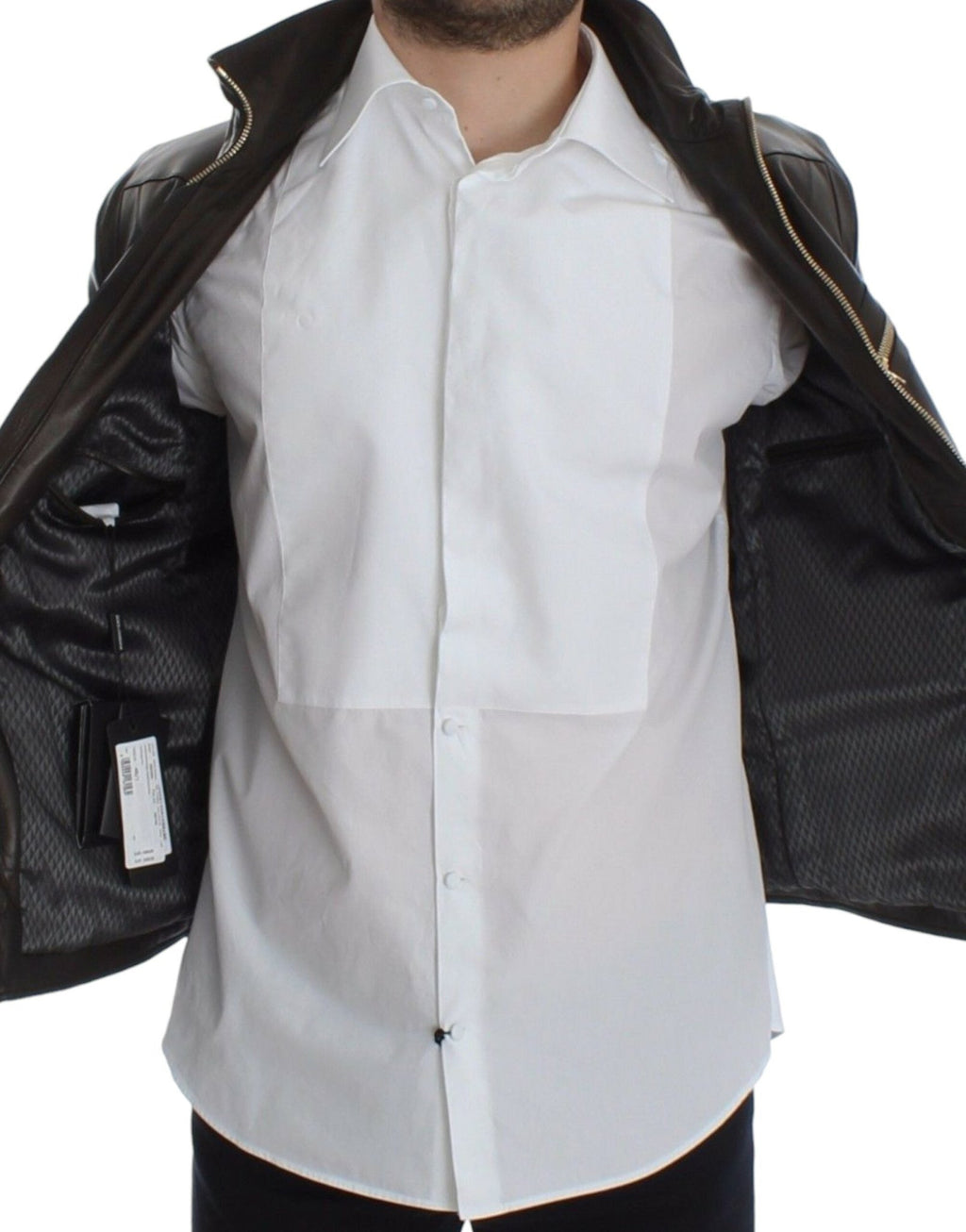 Brown Lambskin Leather Zipper Jacket - X excelência