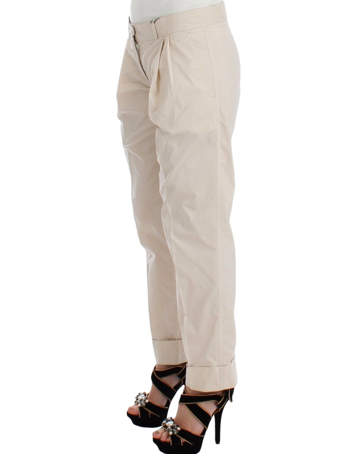 Beige Chinos Casual Dress Pants Khakis - X excelência