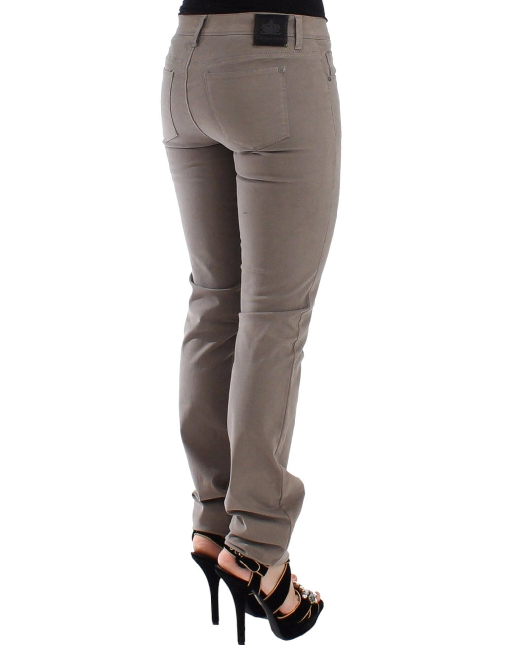Taupe Beige Slim Jeans Denim Pants Skinny - X excelência