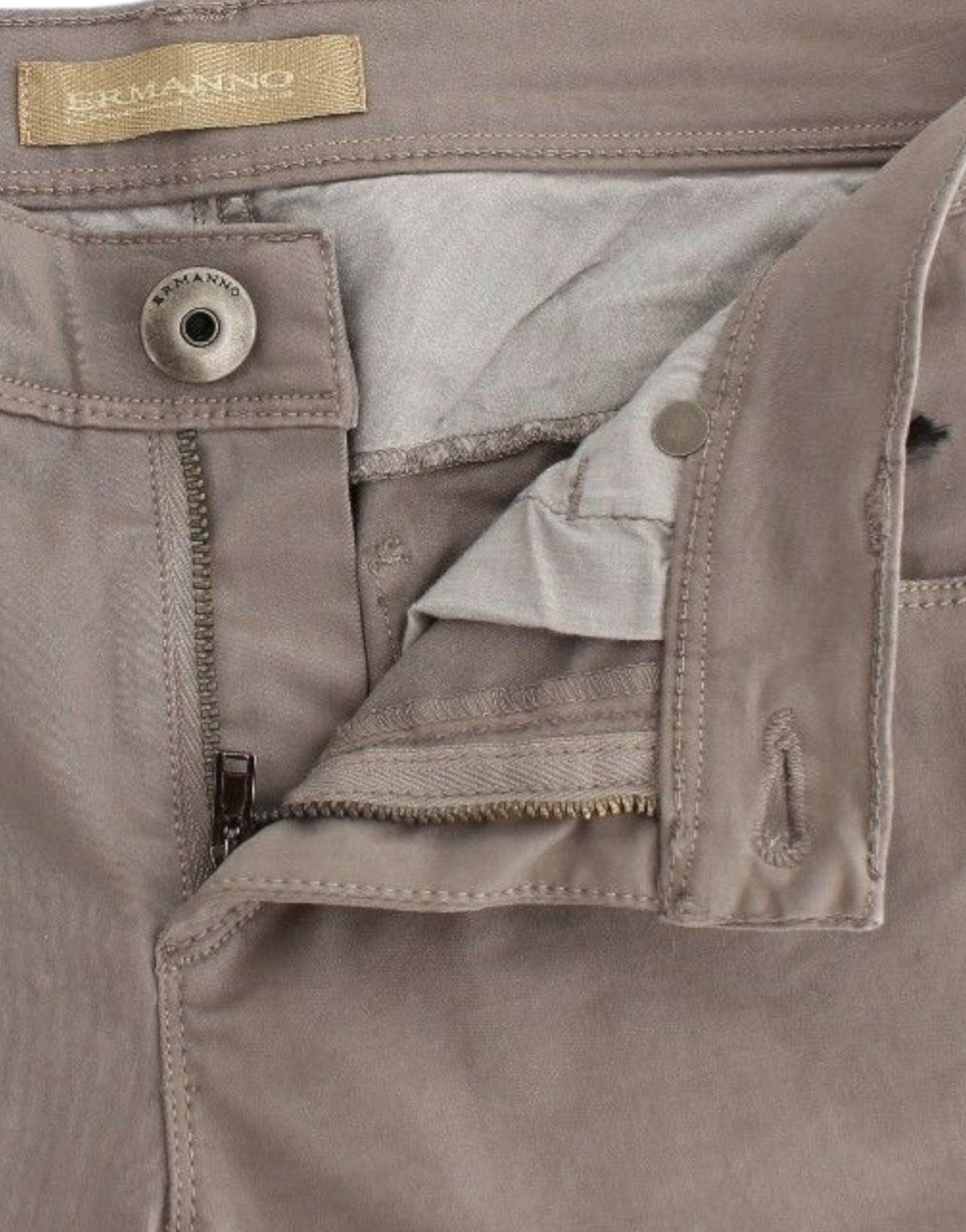 Taupe Beige Slim Jeans Denim Pants Skinny - X excelência