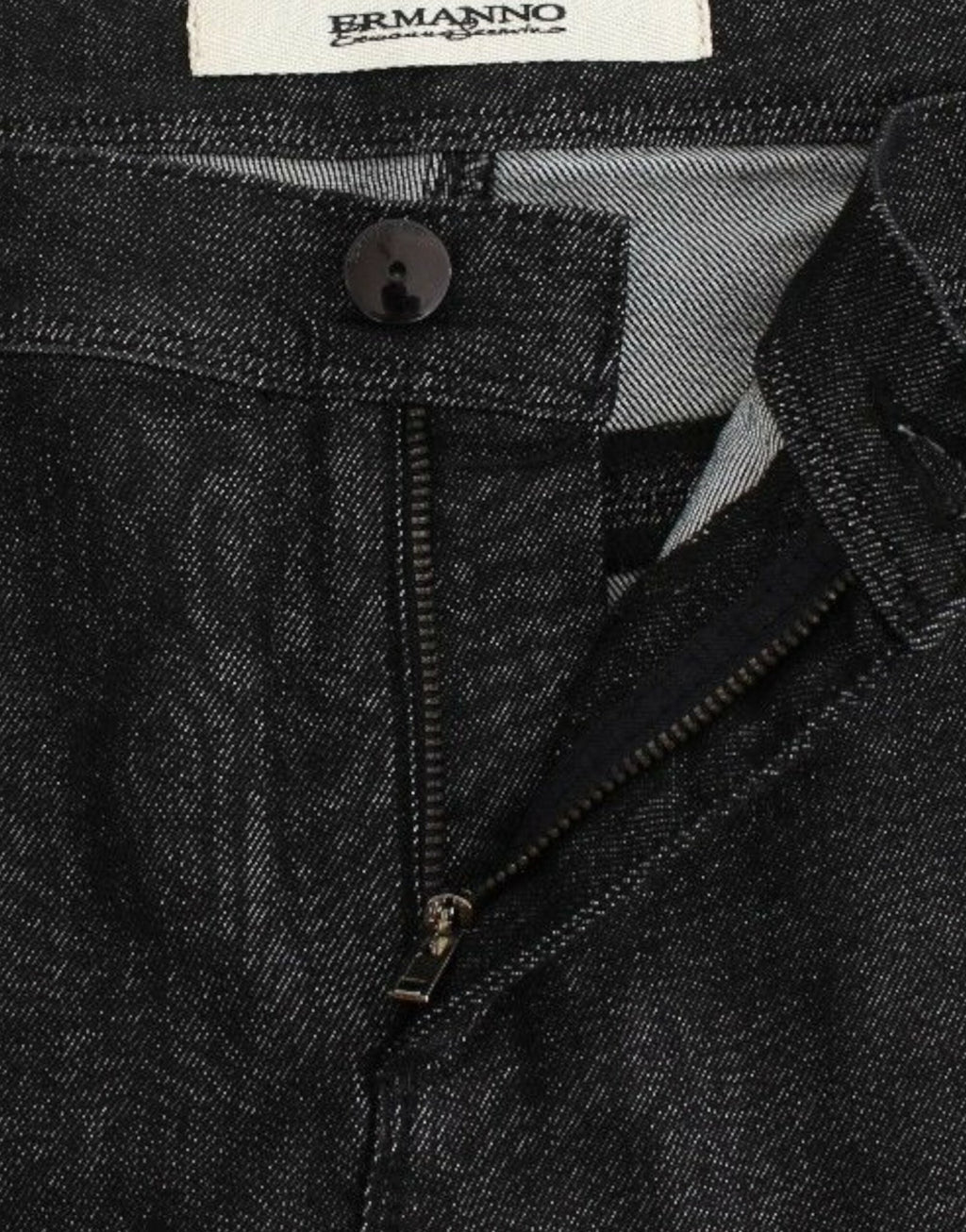 Black Slim Jeans Denim Pants Skinny Leg Stretch - X excelência