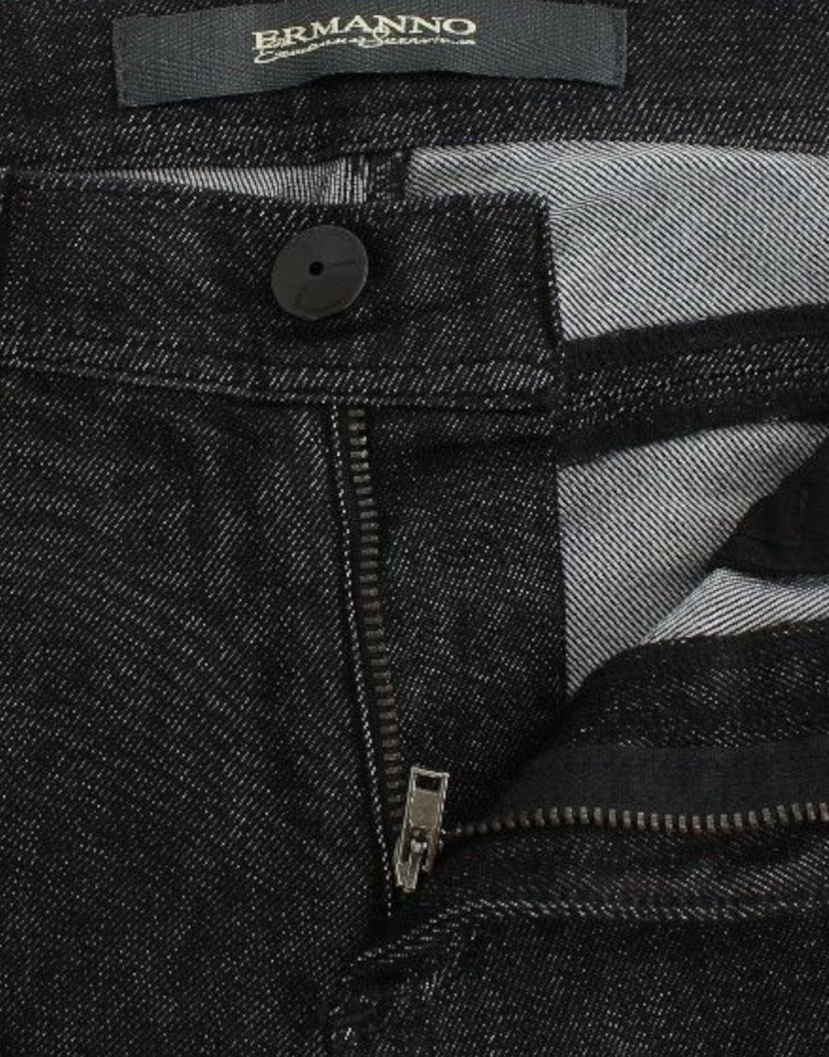 Black Slim Jeans Denim Pants Skinny Leg Stretch - X excelência
