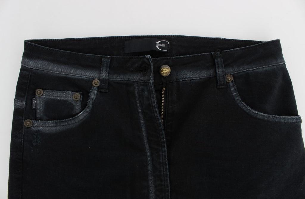 Blue Cotton Stretch Baggy Relax Jeans - X excelência
