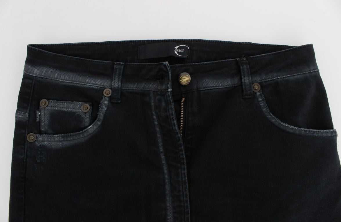 Blue Cotton Stretch Baggy Relax Jeans - X excelência