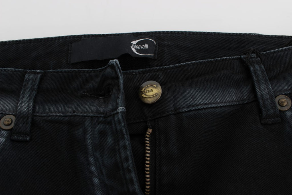 Blue Cotton Stretch Baggy Relax Jeans - X excelência