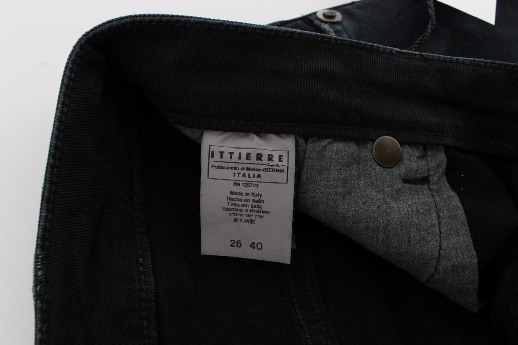 Blue Cotton Stretch Baggy Relax Jeans - X excelência