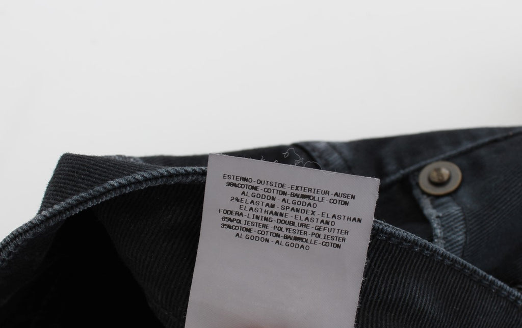 Blue Cotton Stretch Baggy Relax Jeans - X excelência