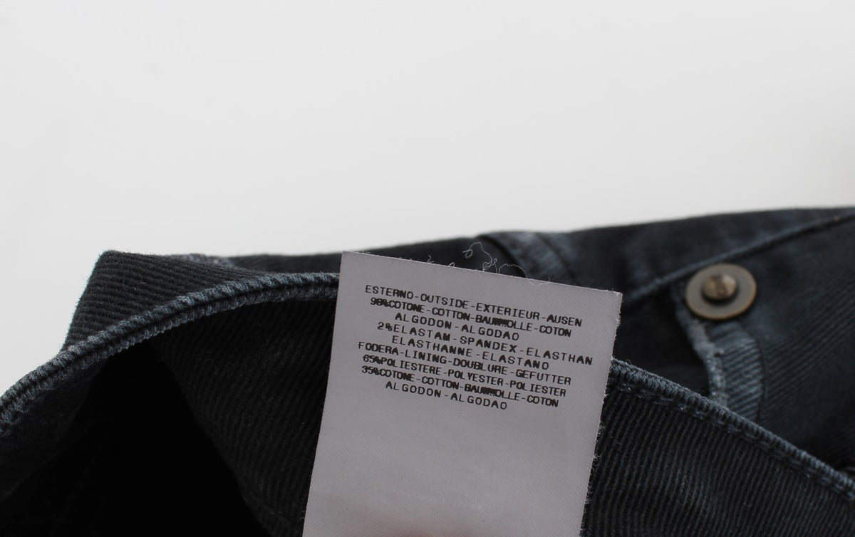 Blue Cotton Stretch Baggy Relax Jeans - X excelência