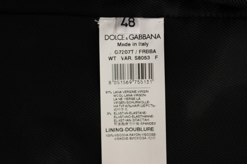 Black Striped Wool Logo Vest - X excelência