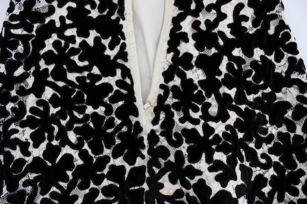 Floral Lace Ricamo Long Ball Maxi Dress - X excelência