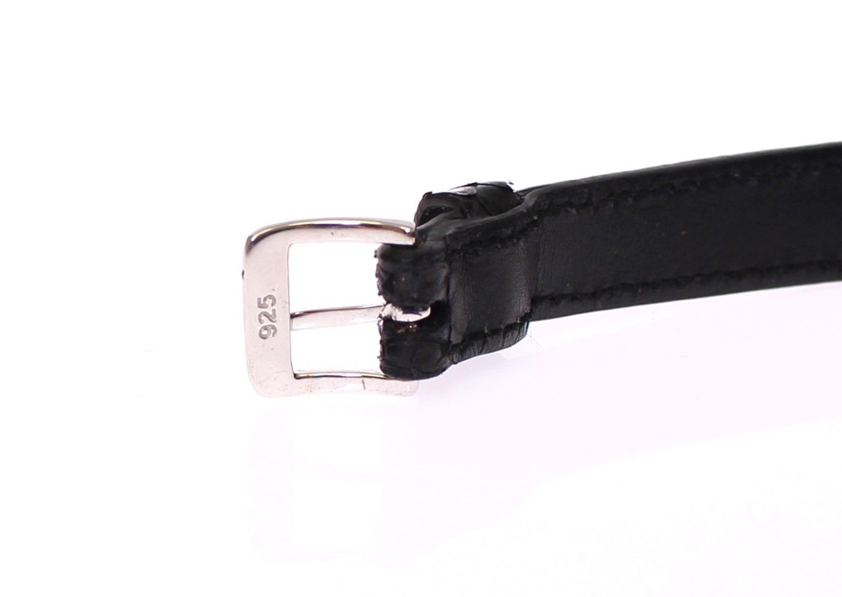 Snakeskin CZ LOVE 925 Silver Bracelet - X excelência