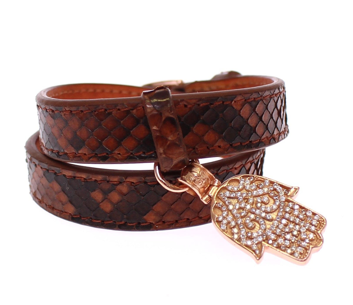 CZ Hamsa Eye 18K Gold 925 Silver Bracelet - X excelência