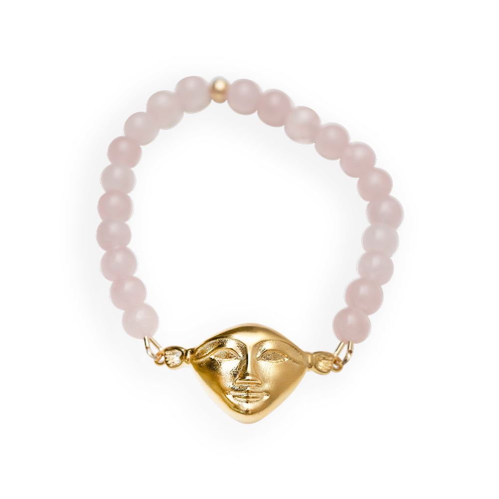 Hathor Harmony Bracelet - Rose quartz