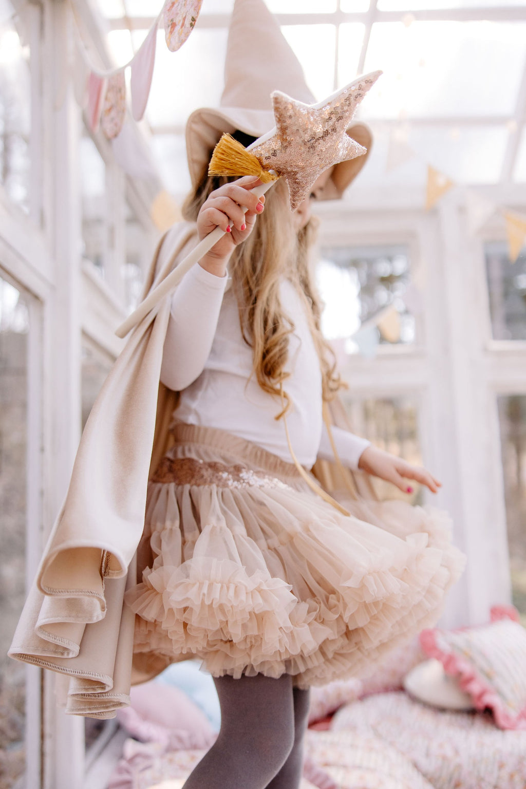 Cat Mask - Rose Gold Sequins