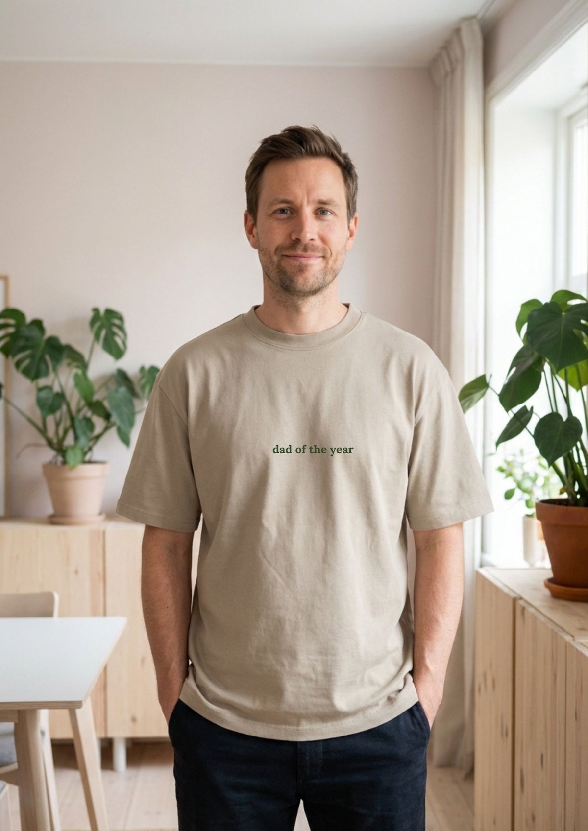 Dad of the Year Race Track Oversized T-Shirt