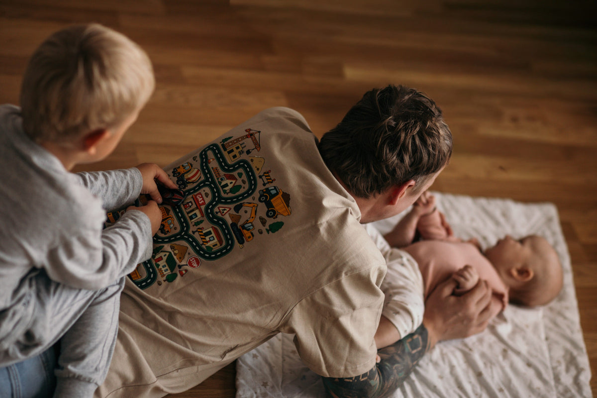 Dad of the Year Race Track Oversized T-Shirt