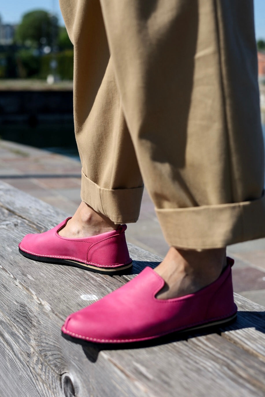 London - Classic shoes in the TOKU style - Pink