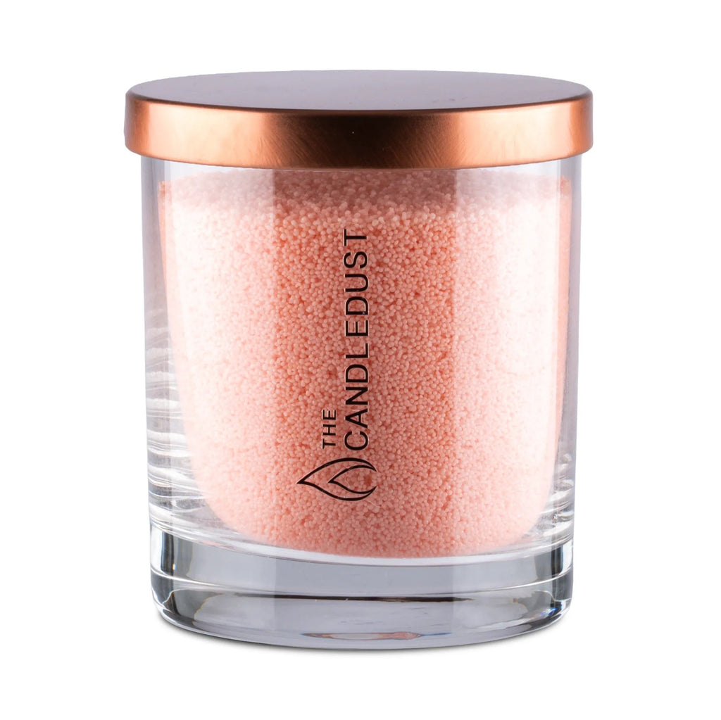 Peach Unscented Candle in Glass, 160g