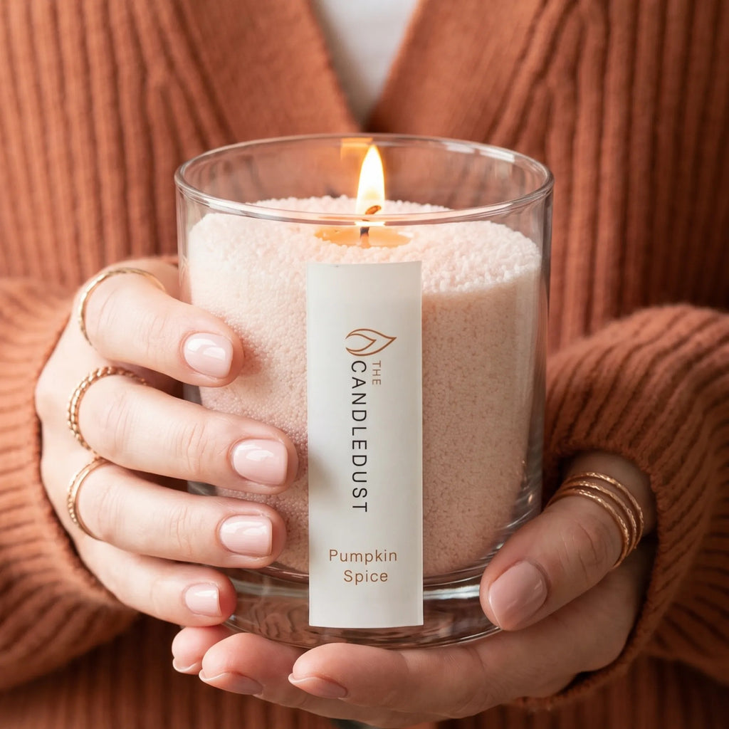 Pumpkin Spice Scented Candle in Glass, 160g