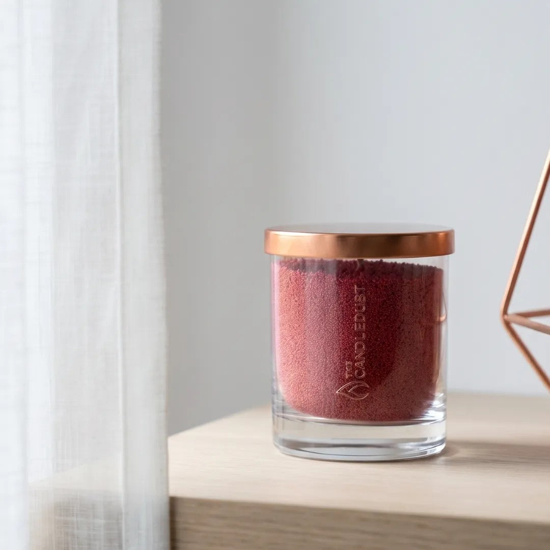 Sangria Red Unscented Candle in Glass, 160g