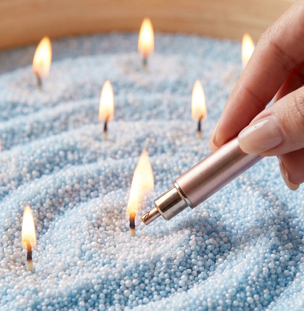 Sky Blue Unscented Candle Sand Refill, 1kg