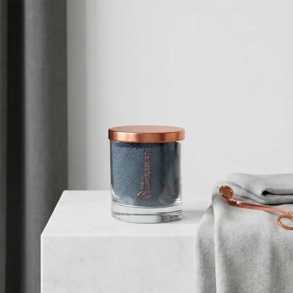 Space Grey Unscented Candle in Glass, 160g