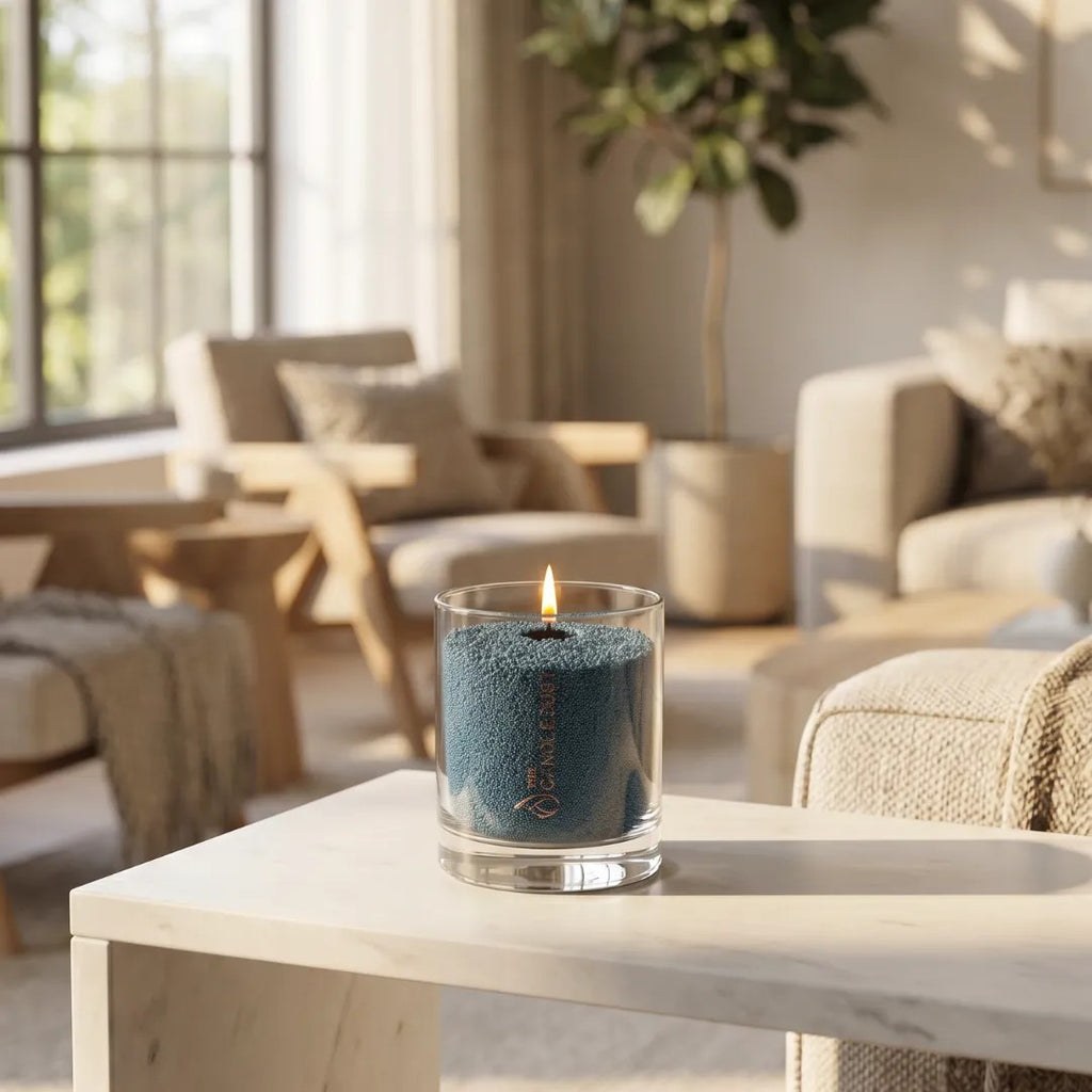 Space Grey Unscented Candle in Glass, 160g